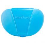 Blue Vita Carry Pocket Clamshell Case Closed Front Facing
