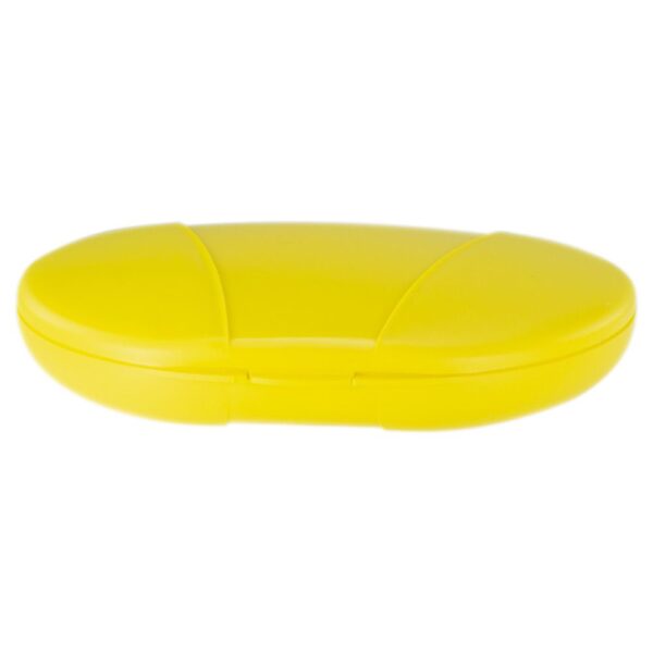Yellow Vita Carry Large Medication Case Closed Front Facing Flat