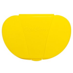 Yellow Vita Carry Pocket Clamshell Case Closed Front Facing