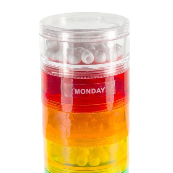 Daily Labeled Separately Container Travel Tower Stackable