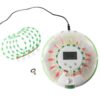 GMS Pill Wifi Automatic Pill Dispenser plugged in with key and six reminder discs