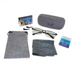 GMS Blue Light Blocking Glasses with Bag Blue Blocking Glasses Two Pairs of Nosepads Temple Tips and Hard Glasses Case