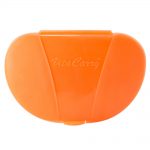 Orange Vita Carry Pocket Clamshell Case Closed Front Facing