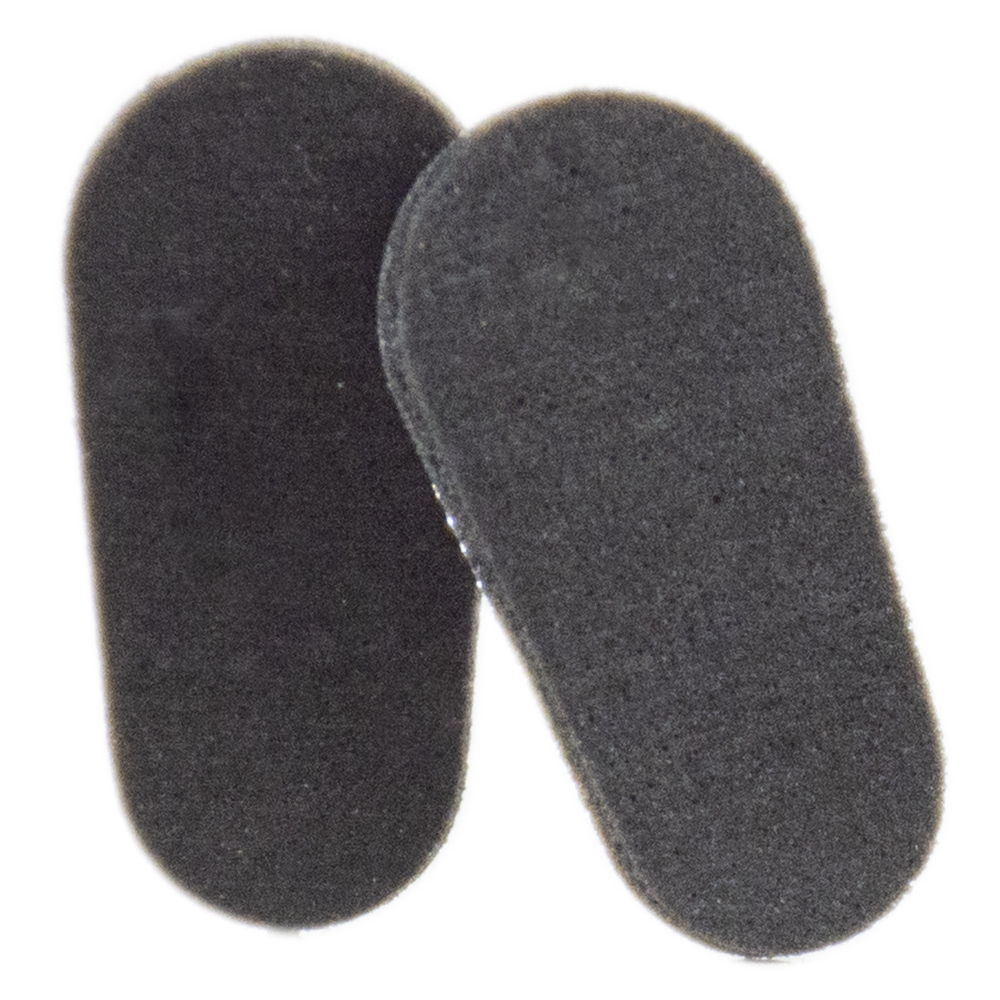 GMS Optical Soft Foam Nose Pads | Self-Adhesive | Black - Group Medical ...