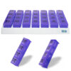 Four-Times-a-Day Weekly Pill Organizer Purple